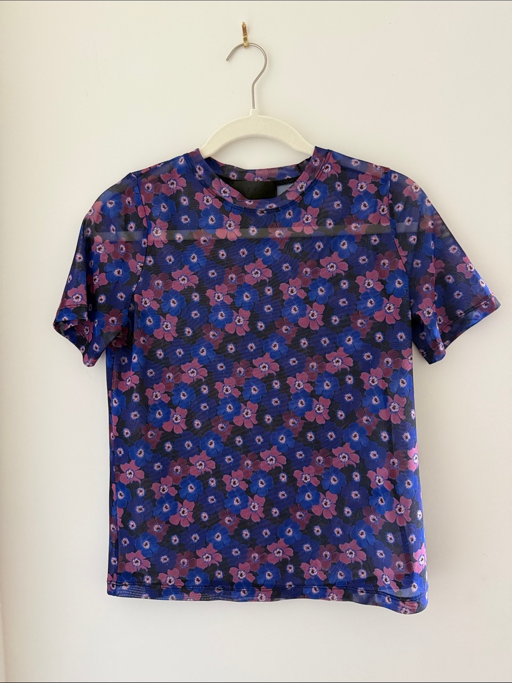 No. 6 Store Floral Mesh Tee